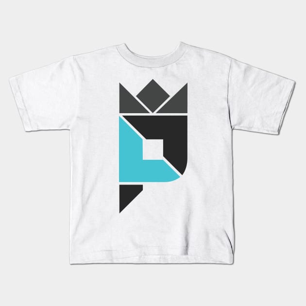 Lord Pigu Logo Merch White Kids T-Shirt by LordPigu